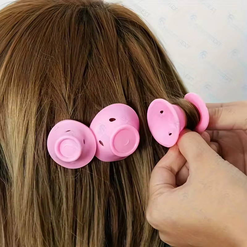 10 Stück Damen-Pilzrolle Lockenwickler für normales Haar, manuell - Bild 5
