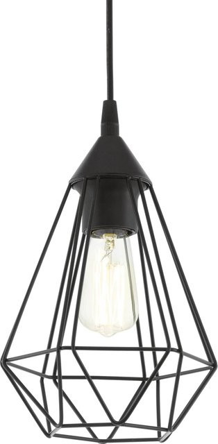 Eglo Pendelleuchte Tarbes Schwarz 1-flammig aus Stahl mit Durchmesser: 17,5 cm - Bild 1