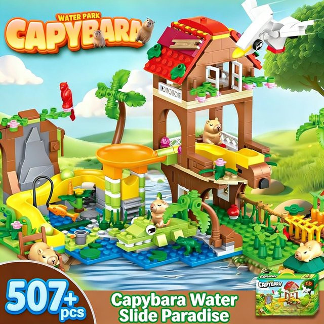 Linyi toy Capybara Bausteine Set - Bild 1