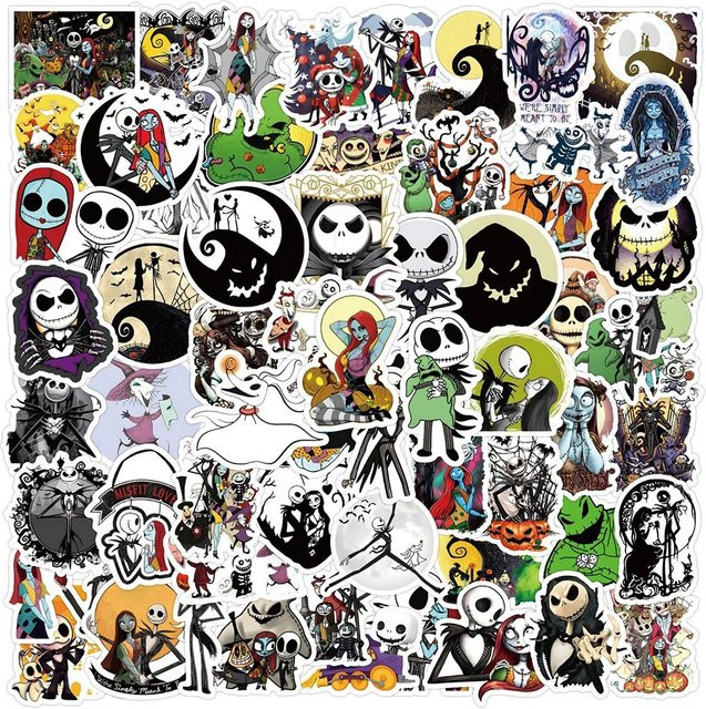 Disney The Nightmare Before Graffiti-Aufkleber, 120 Stück - Bild 1