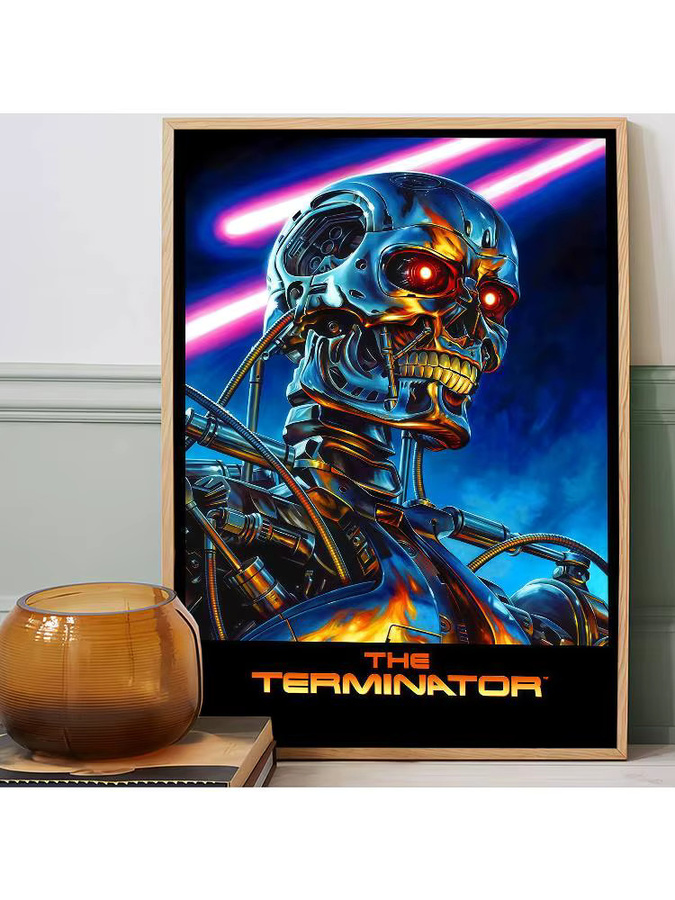 Terminator Klassisches Vintage Poster aus Papier in Mehrfarben für dein Zuhause, Bar oder Café - Bild 7