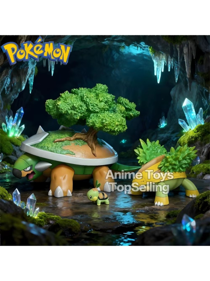 Bandai Pokémon Torterra Evolutionary Group Actionfiguren, Set - Bild 6