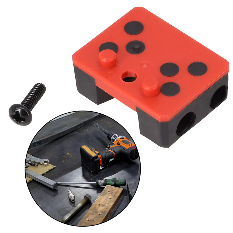 DAZZLEEX Magnetischer Bit- und Bohrerhalter mit Schraube in Rot (49-16-100) - Bild 3