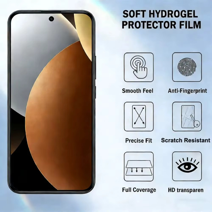 2 Stück Ultra HD Hydrogel-Displayschutz für Xiaomi Redmi Note 15 14 13 12 11 10 Pro Plus transparent - Bild 5