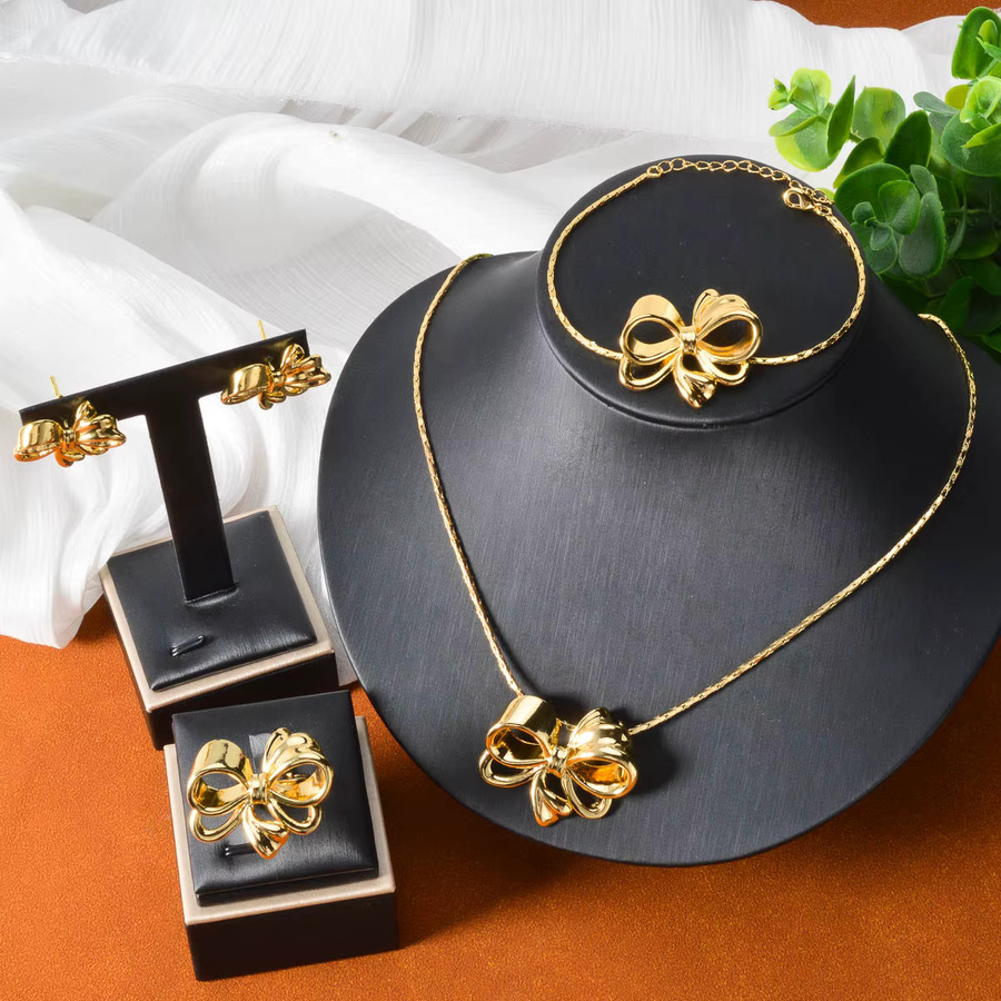 Diana baby Schmuck-Set, 4-teilig, vergoldet, Kinder - Bild 2