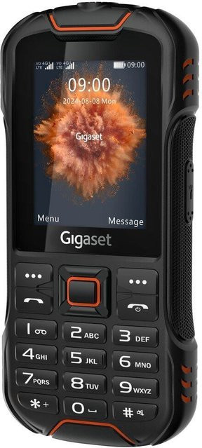 Gigaset GLX 8 Handy in Schwarz und Orange mit Bluetooth und 3,5 mm Klinkenanschluss - Bild 1