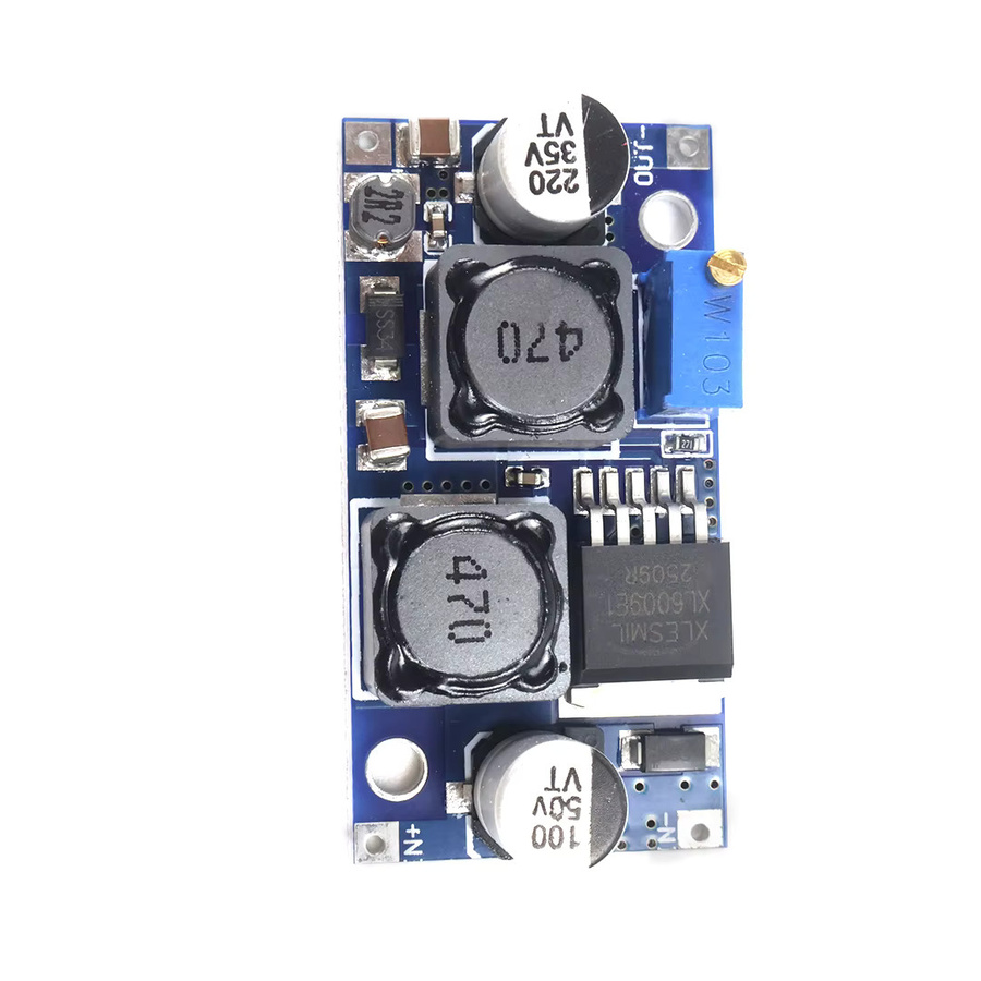 XL6009 3A Einstellbares DC-DC Boost Buck Converter Modul, Blauer Step Up Down Spannungsregler für DIY Lab Supply, UPS und Arduino, 1,25-35V - Bild 2