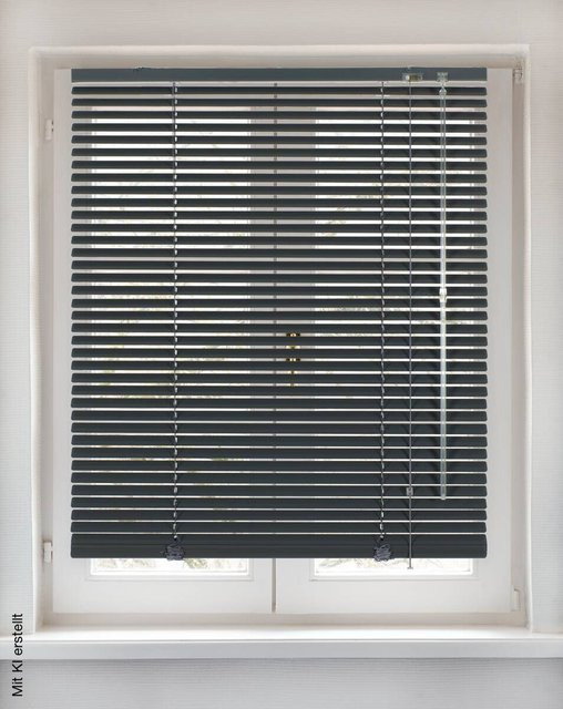 Boviva Alu-Jalousie in Anthrazit, Breite: 120 cm, Höhe: 175 cm - Bild 1