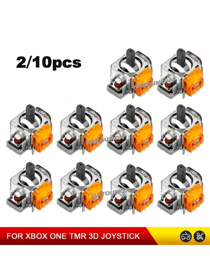 HeroAngel Ersatz TMR-Effekt 3D-Analogstick Joystick Set für PS5 PS4 Xbox Series S und Nintendo Switch Pro Controller in Multicolour - Bild 2