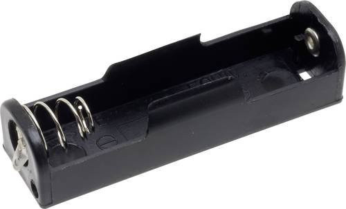 TRU COMPONENTS BH-311D Batteriehalter für 1x Mignon AA mit Lötanschluss in Schwarz - Bild 1