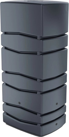 Waterform Regentonne Aqua Tower 650 in Anthrazit