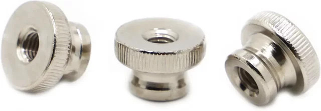 JIYUMAOYI Rändelmutter aus Nickelstahl in Silber für M3 M4 M5 M6 M8 M10 - Bild 1