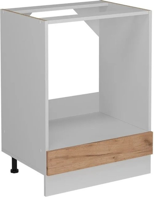 Vicco Herdumbauschrank R-Line Goldkraft Eiche, Breite: 60 cm, Höhe: 81,6 cm, Tiefe: 46 cm - Bild 1