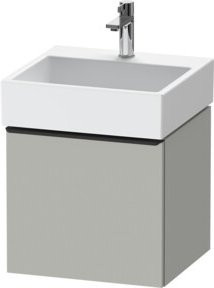 Duravit Waschtischunterschrank D-Neo, wandhängend, weiß/grau matt, B: 48,4 cm, T: 44,2 cm - Bild 1