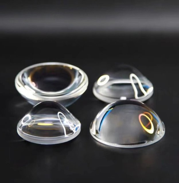 SRATE Asphärische Glas-Kollimations- und Fokussierlinsen in transparent, Durchmesser: 7,5-20 mm, Brennweite: 6,6-12 mm - Bild 1