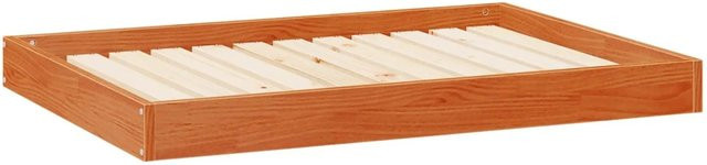 vidaXL Hundebett aus Massivholz Kiefer in Wachsbraun B/T/H: 101,5 x 74 x 9 cm - Bild 1
