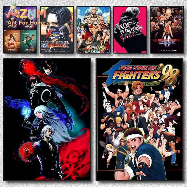 Kayou The King Of Fighters Poster, selbstklebender und wasserfester Wandaufkleber, mehrfarbig, rechteckig - Bild 1