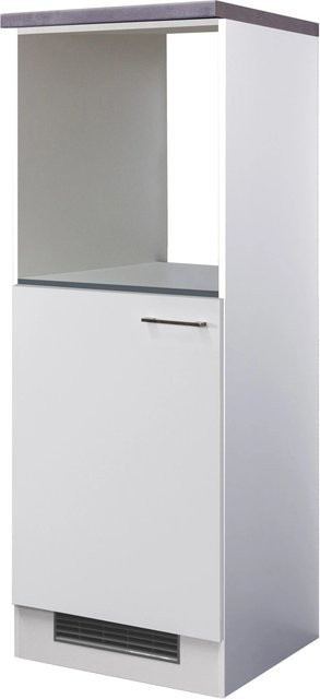 Flex-Well Kühlumbauschrank Vita in Weiß Matt B/H/T: 60 x 169,5 x 60 cm - Bild 1