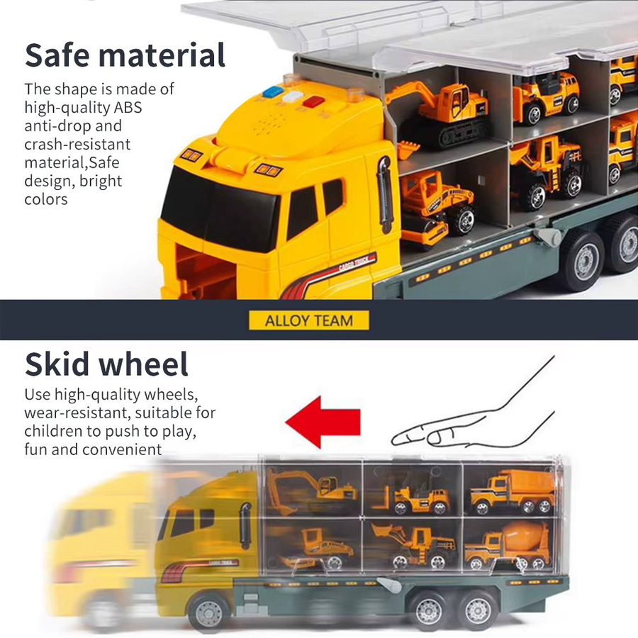 CONUSEA Big Trucks Set, Mini-Druckguss-Automodell aus Legierung, Fahrzeuge, Set / Bundle - Bild 2