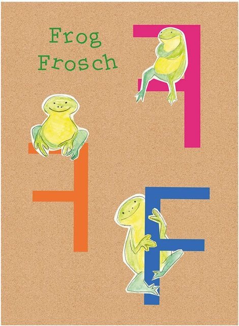 Komar Wandbild ABC Animal Fotopapier Poster Multicolor Breite: 40 cm, Höhe: 50 cm - Bild 1