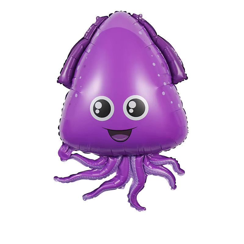 LQZZY 9er Set Mini Ozean Tier Luftballons für Meer Thema Party Dekoration mit Hai, Hummer, Oktopus und Fisch - Bild 2