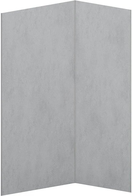 Arfino Wandpaneele für die Dusche in Grau, Breite: 120 cm - Bild 1