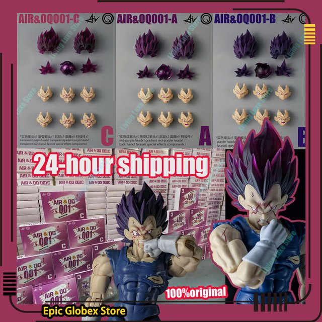 Air&Oq Studio Dragon Ball Ultra Ego Vegeta SHF, Actionfigur, Kopfzubehör - Bild 1