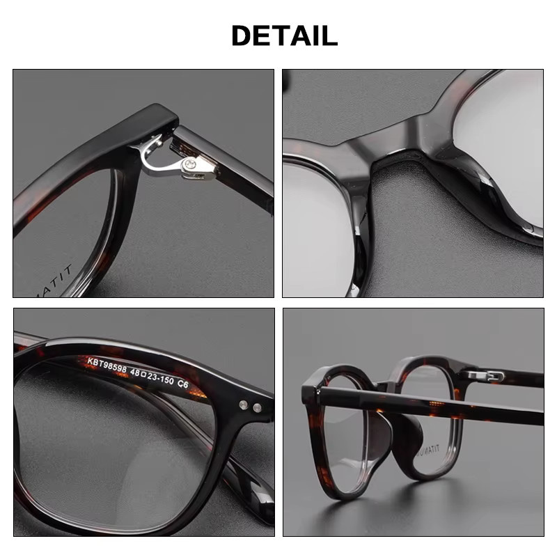 Gatenac Lesebrille, Vollrand, braun, Männer - Bild 2