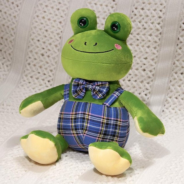 LGZA Tierfrosch Plüschpuppe, Plüschtier, 27cm, ab 14 Jahre - Bild 1