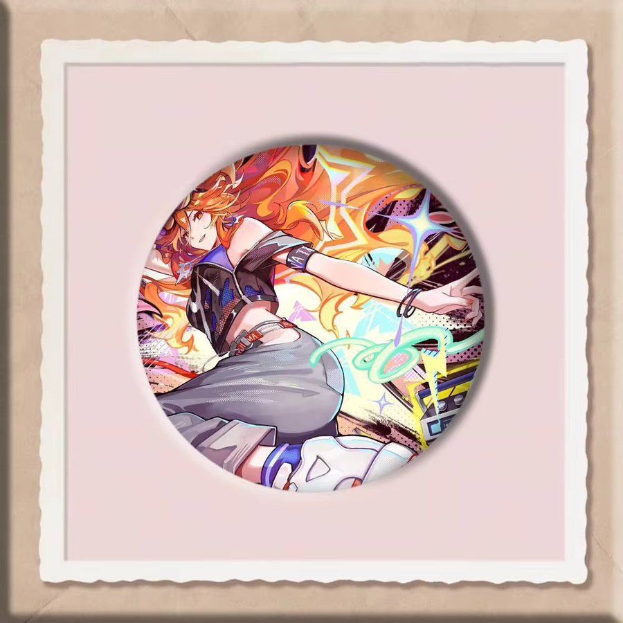 Kayou Kunstbrosche Genshin Impact Mavuika, Unisex - Bild 5