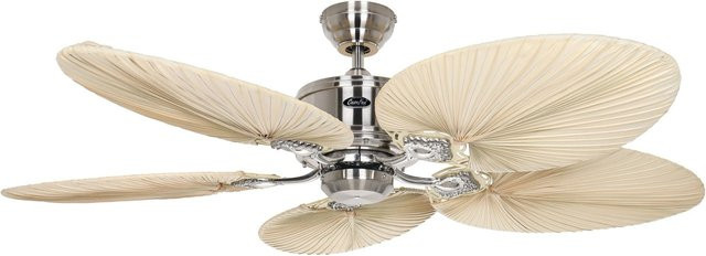 CASAFAN Energiespar Deckenventilator Caribbean Dream Eco II mit Fernbedienung, Farbe: Silber, Design: Palme, Durchmesser: 137 cm - Bild 1