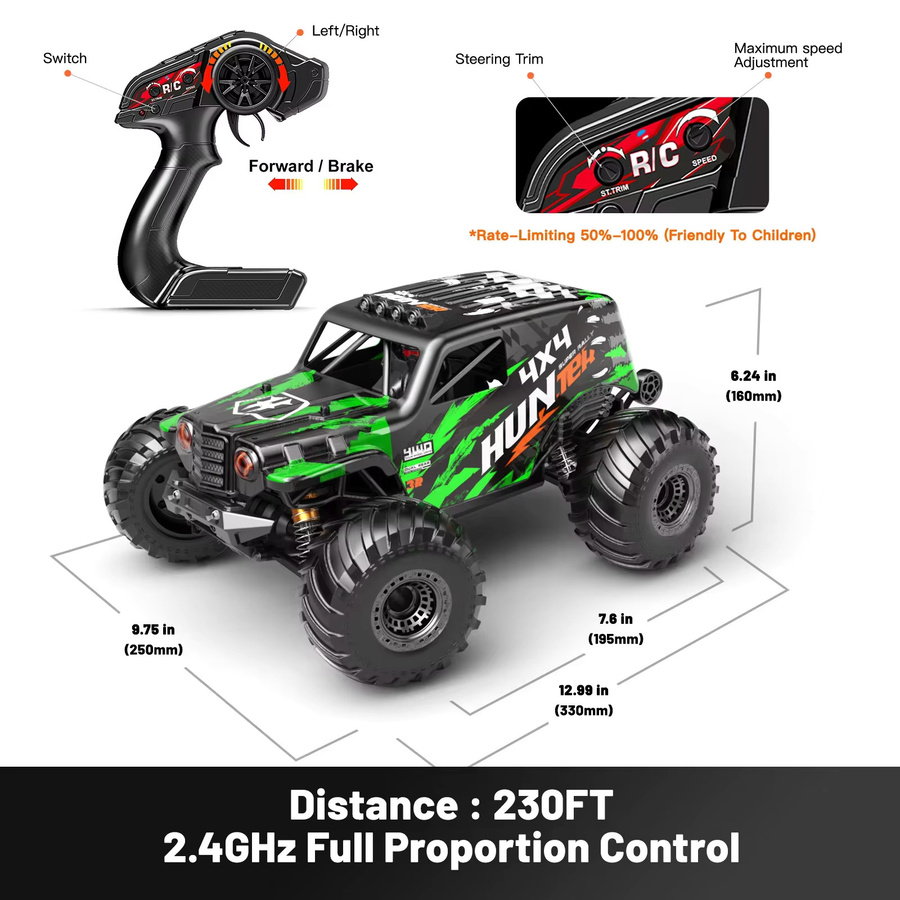 Womaqu 14312 4x4 Offroad RC-Auto, 1:14 Maßstab, ferngesteuert - Bild 3