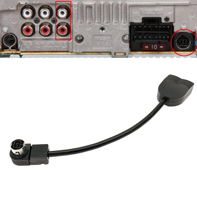 Sony Unilink Bluetooth AUX-Adapter für Autoradio CDX-F5550EE CDX-F5700 CDX-F5710 CDX-F605X in Schwarz - Bild 1