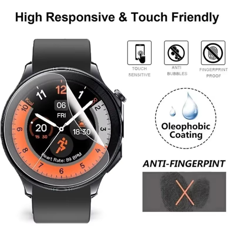 OPPO Displayschutzfolie für OPPO Watch X, transparent, Unisex - Bild 4