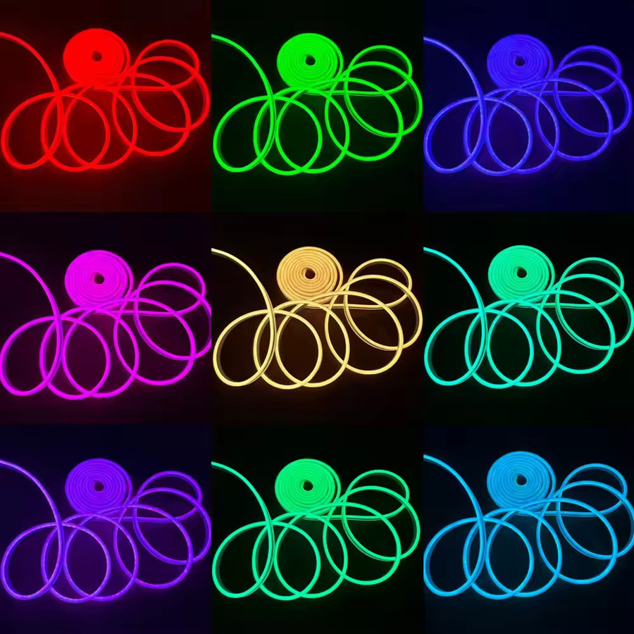 YSRSAI RGB LED Neon Flex Lichterkette mit WiFi Bluetooth Steuerung und Alexa Kompatibilität, Multicolour, 12V - Bild 5