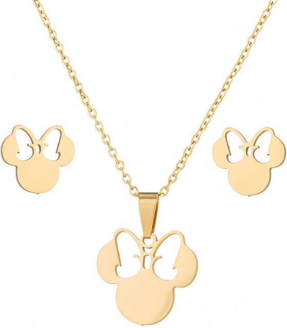 Lucky Star Jewelry Schmuck-Set, Edelstahl, Zirkonia, beige, Damen - Bild 1