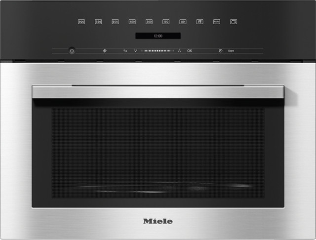 Miele Einbau-Solo-Mikrowelle M 7140 TC in Edelstahl/CleanSteel - Bild 1