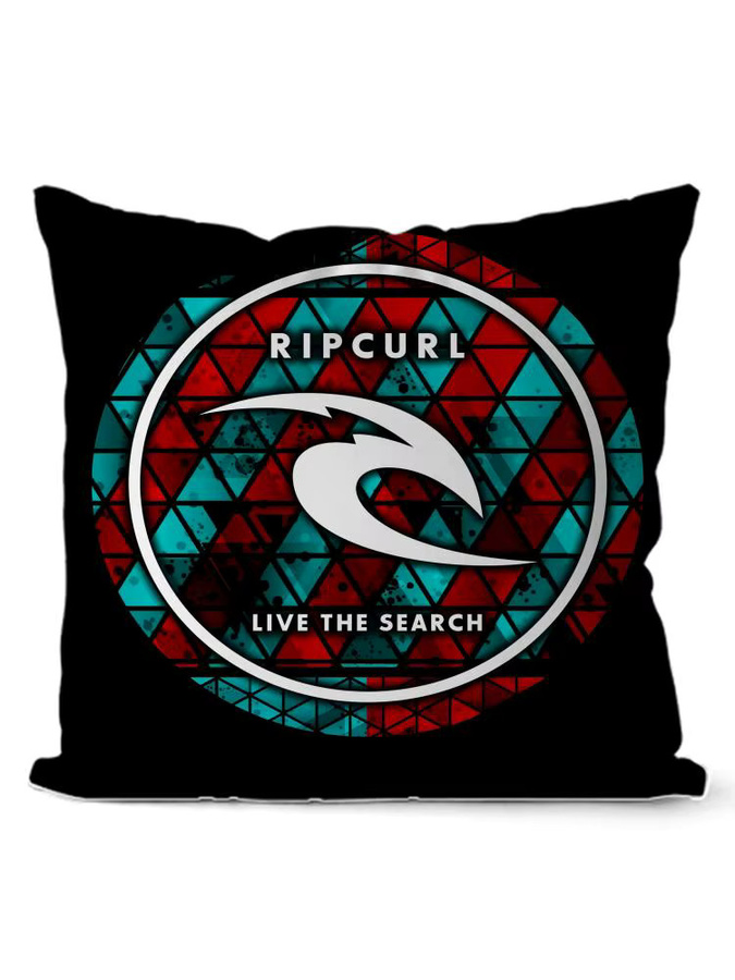 Ripcurl Kissenbezug aus weichem Plüsch in Weiß und Multicolour, quadratisch, B/T/H: 30 x 30 x 30 cm - Bild 5