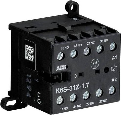 ABB K6S-31Z-2.8-72 Schalter Schwarz mit 3 Schließern und 1 Schließer 3A - Bild 1