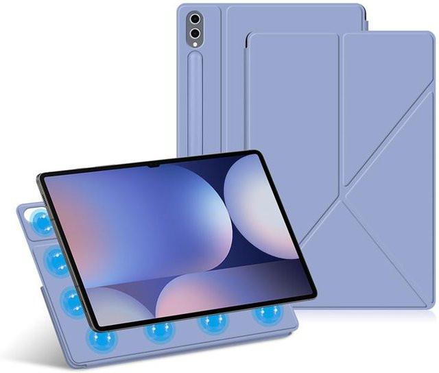 Magnetische Schutzhülle für Samsung Galaxy Tab S10 Ultra, S9 FE und S8 in Blau - Bild 1