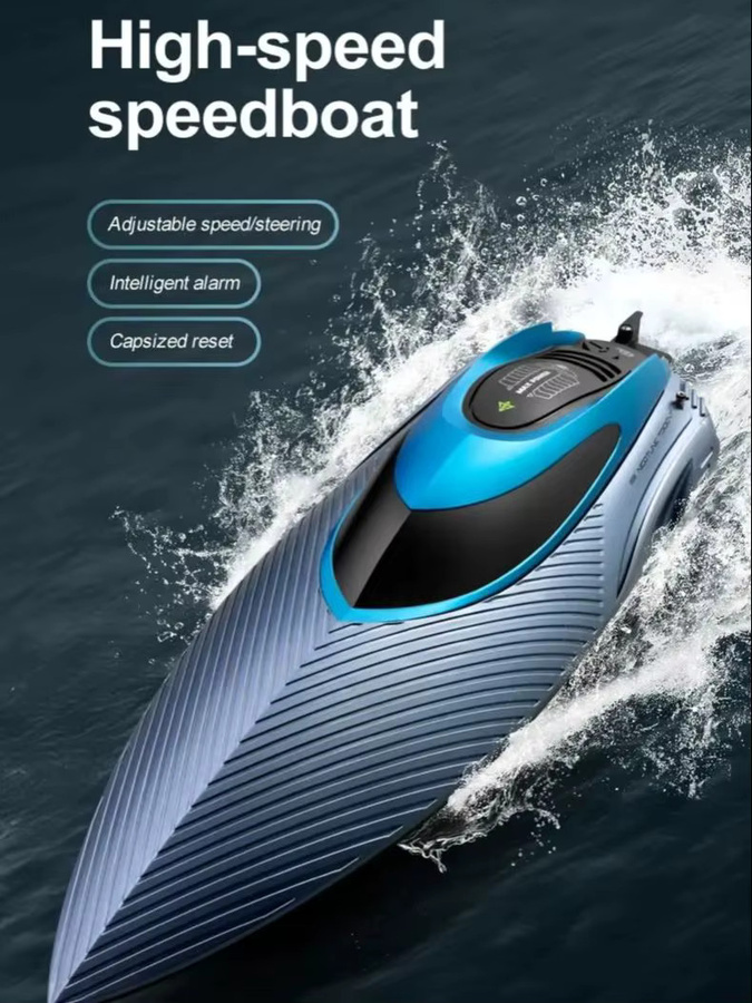 Fremego S3 RC Schnellboot, Hochgeschwindigkeits-RC-Rennboot, mit Beleuchtung - Bild 7