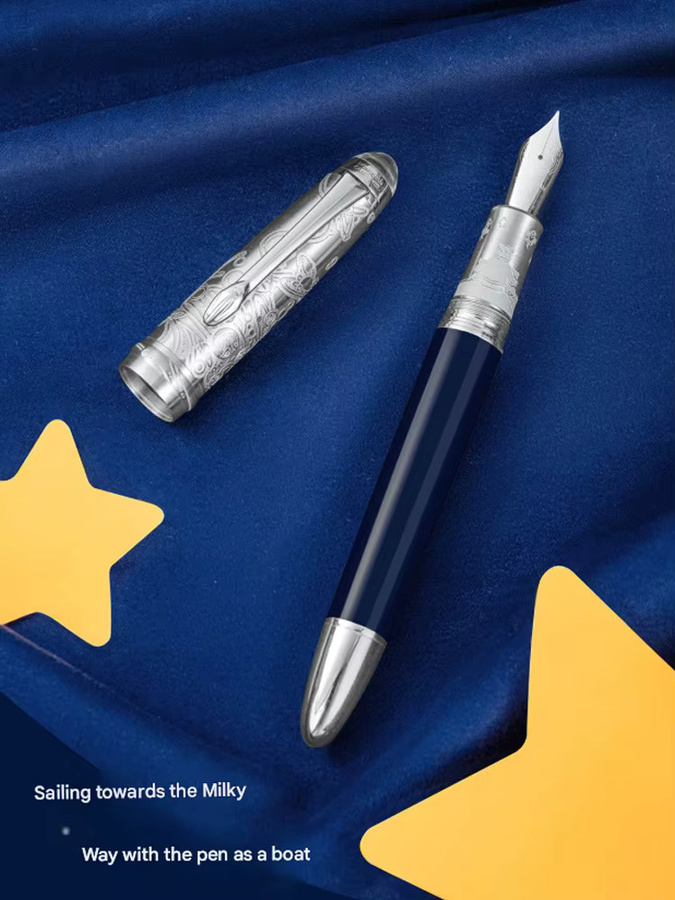 HONGDIAN CA35 Limited Edition Füllfederhalter Aerospace Military Collection in Blau - Bild 5