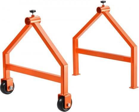 VEVOR Drahtspulenständer in Orange mit Rollen, tragbares Kabelgestell für Spulen bis zu 76 cm Durchmesser, Tragkraft 100 kg, B/T/H: 46,0 x 42,0 x 13,5 cm - Bild 1