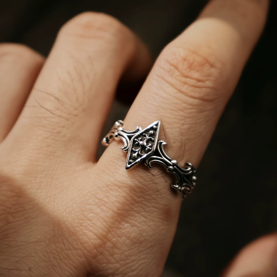 LENNIK Ring, Messing, versilbert, Unisex - Bild 5
