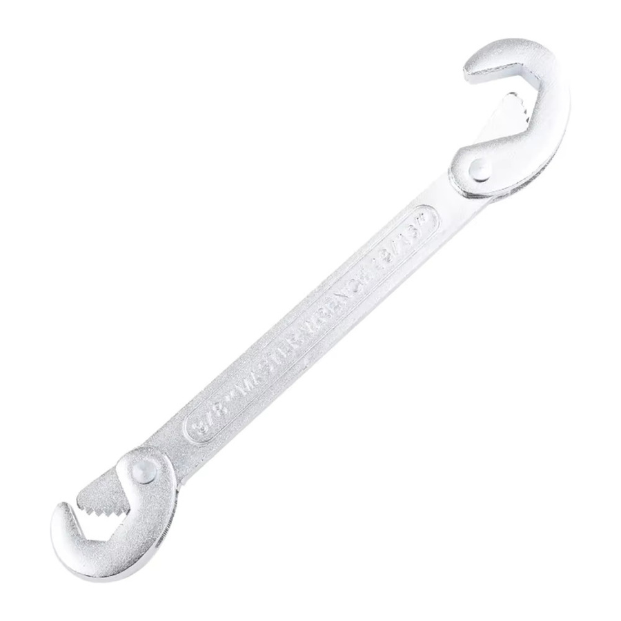 WOZOBUY Universelles Schlüsselrohrschlüssel-Set aus Kohlenstoffstahl 45#, Schraubenschlüssel mit offenem Ende für Klempnerarbeiten, 9–22 mm - Bild 3