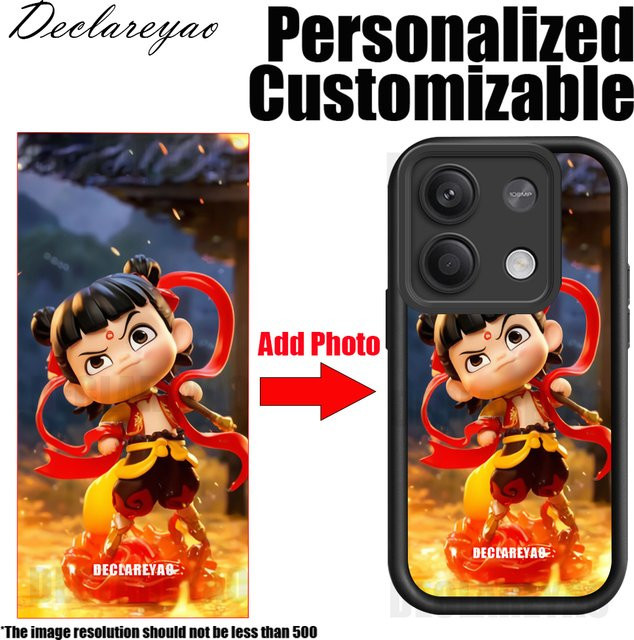 Personalisierbare Handyhülle mit Foto-DIY-Funktion und Spiegel-Effekt für Xiaomi 15 Ultra 14T Pro 13T 13 12T 12 11 Lite 5G, Matte Hardcase Schutzhülle in Braun - Bild 1