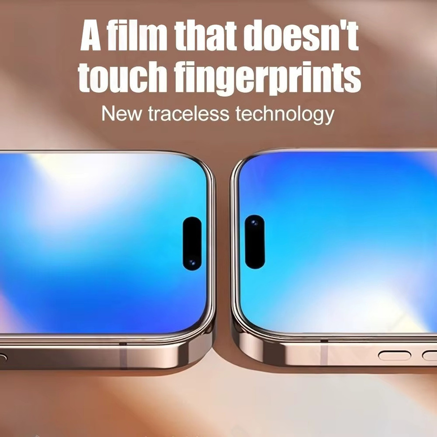 3er-Pack Full Cover HD Displayschutzfolie aus gehärtetem Glas für Apple iPhone 11 bis 17 Pro Max, transparent - Bild 3
