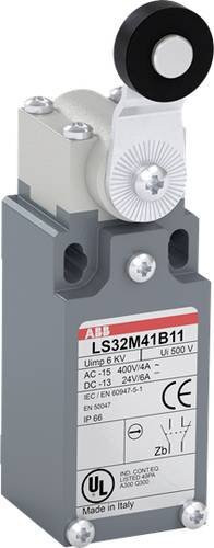 ABB LS32M41B11 Positionsschalter 10A mit Kuppenstößel in Grau - Bild 1