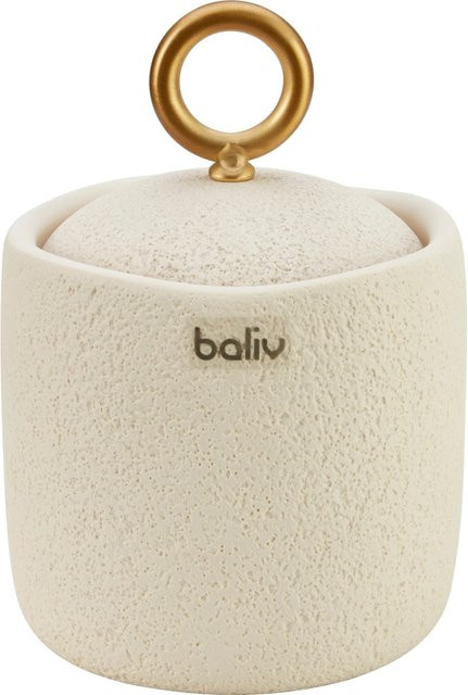 baliv Cosy Wave Trend Dose aus Polyresin und Metall in Creme-Gold - Bild 1