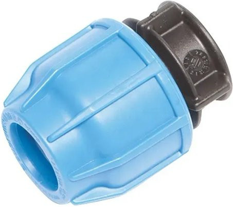 LUX-TOOLS Endkappe für PE-Rohre Ø 20 mm in Blau aus Kunststoff - Bild 1